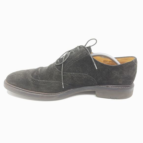 Heschung Cleome Brown Suede Wingtip Oxfords France 8.5 US 11 Lace-Up main image 4